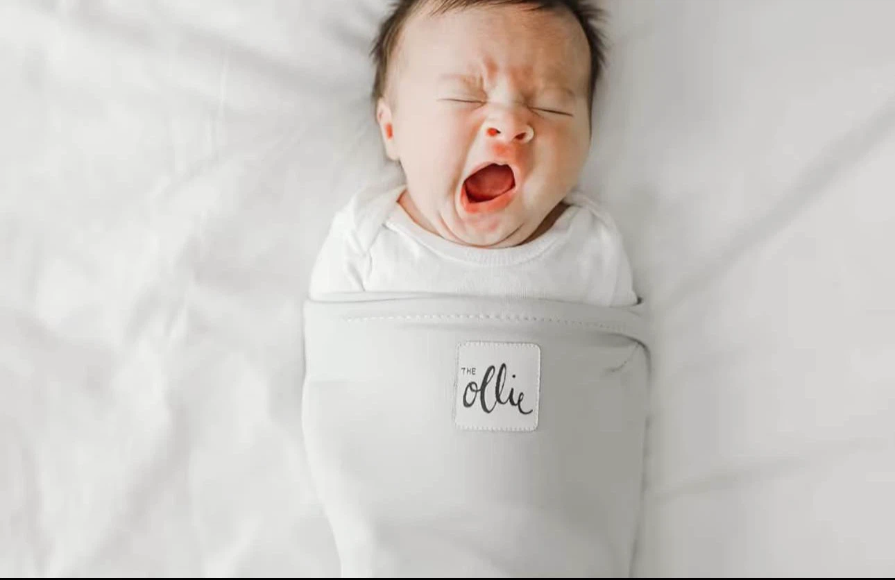 The Ollie Swaddle Light Gray