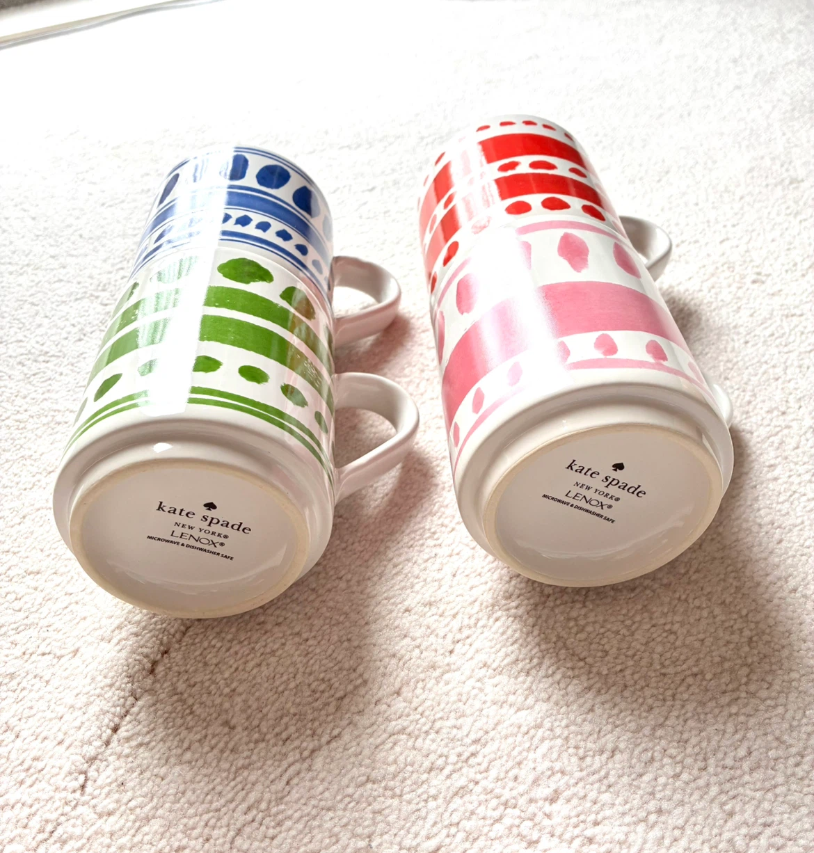 New Kate Spade New York Lenox Stacking Mugs - Set of 4 - photo 4