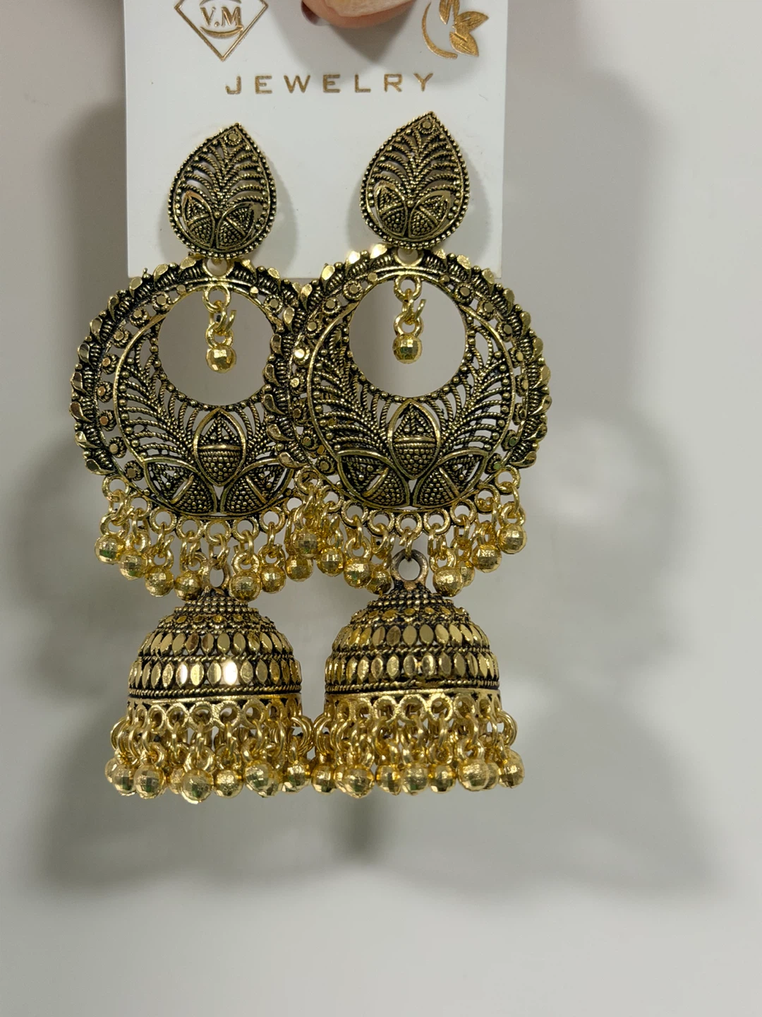 Indian Jhumka Earrings - photo 2