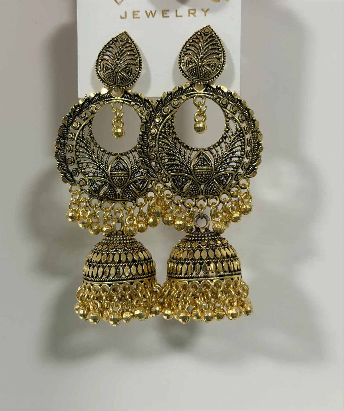 Indian Jhumka Earrings - photo 3