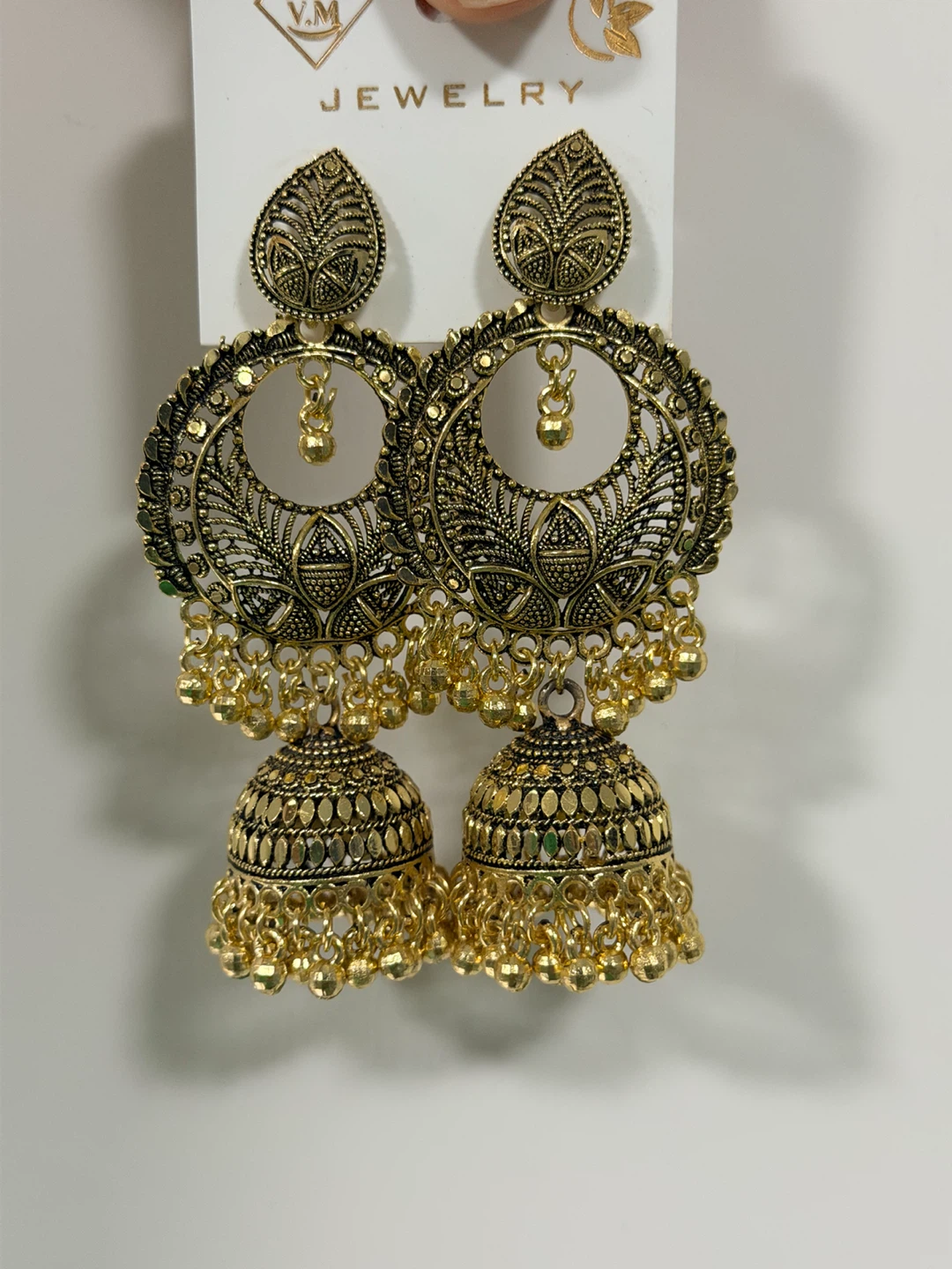 Indian Jhumka Earrings - photo 4