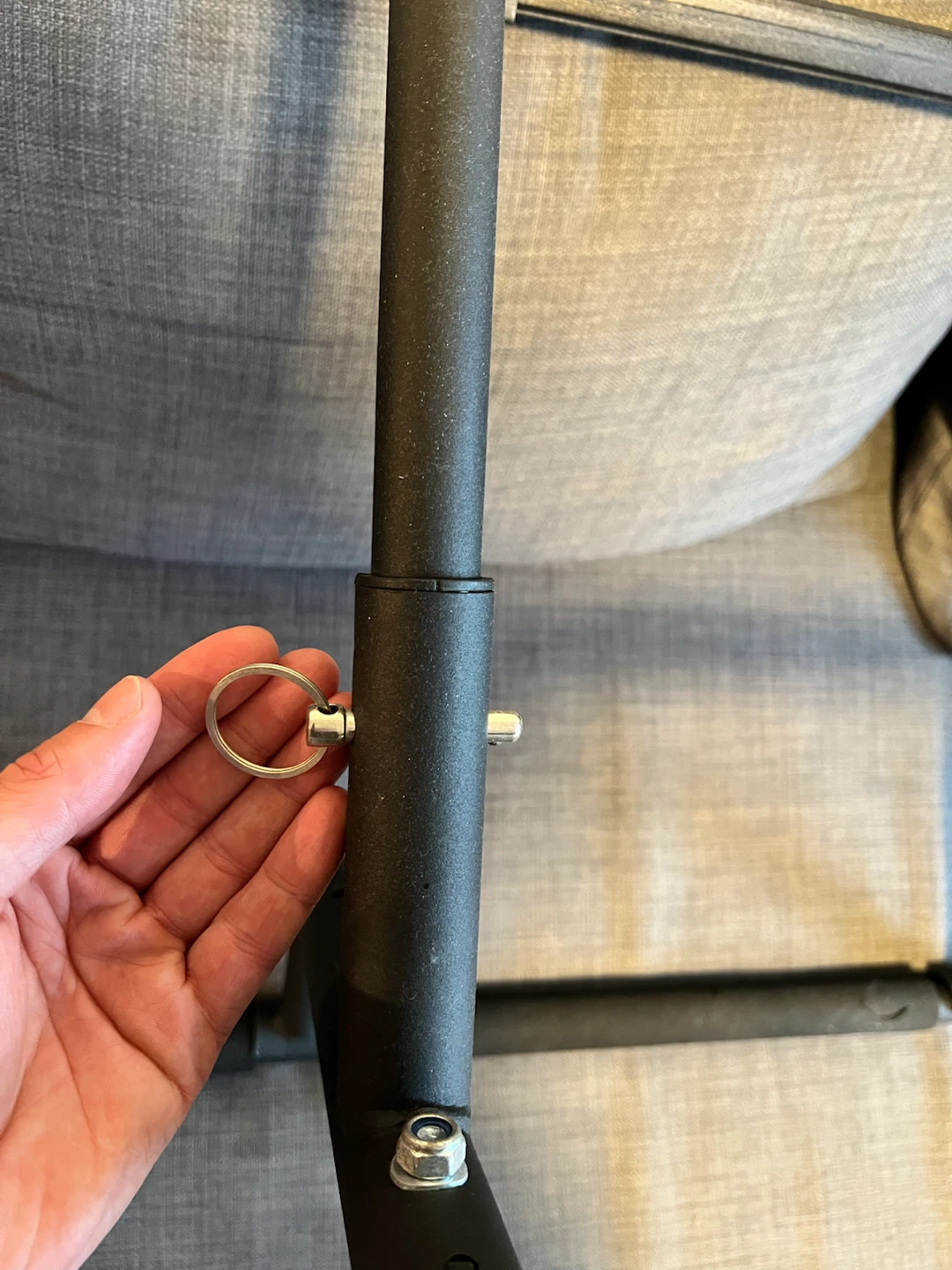 Black Steel Doorway Pull-Up Bar - photo 2