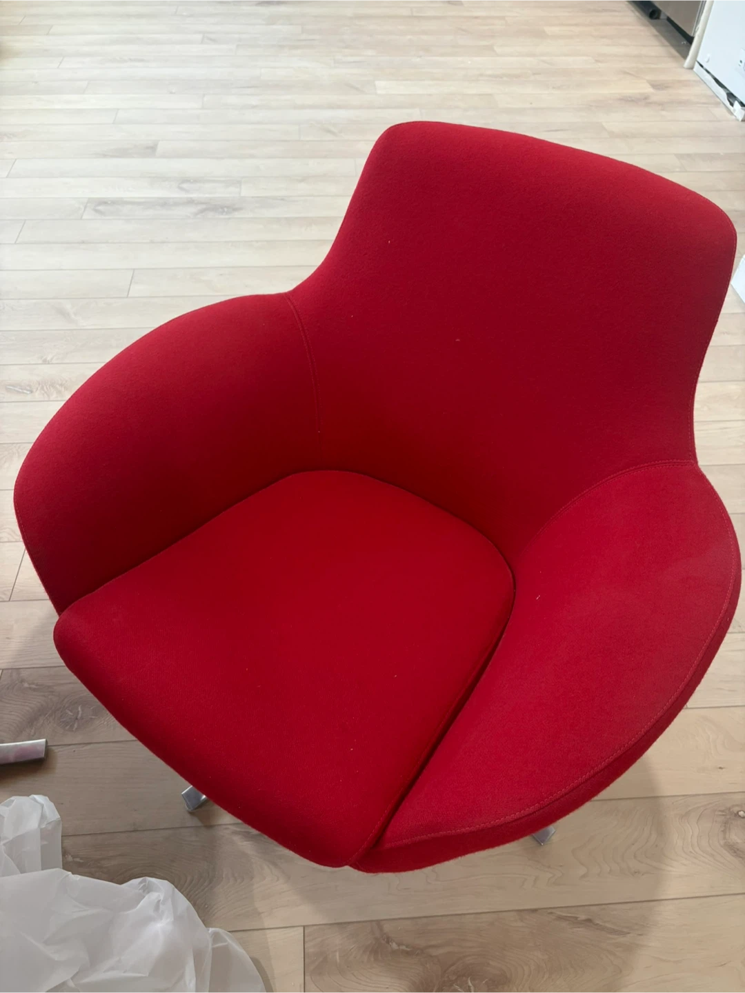 Coalesse Red Swivel Chair
