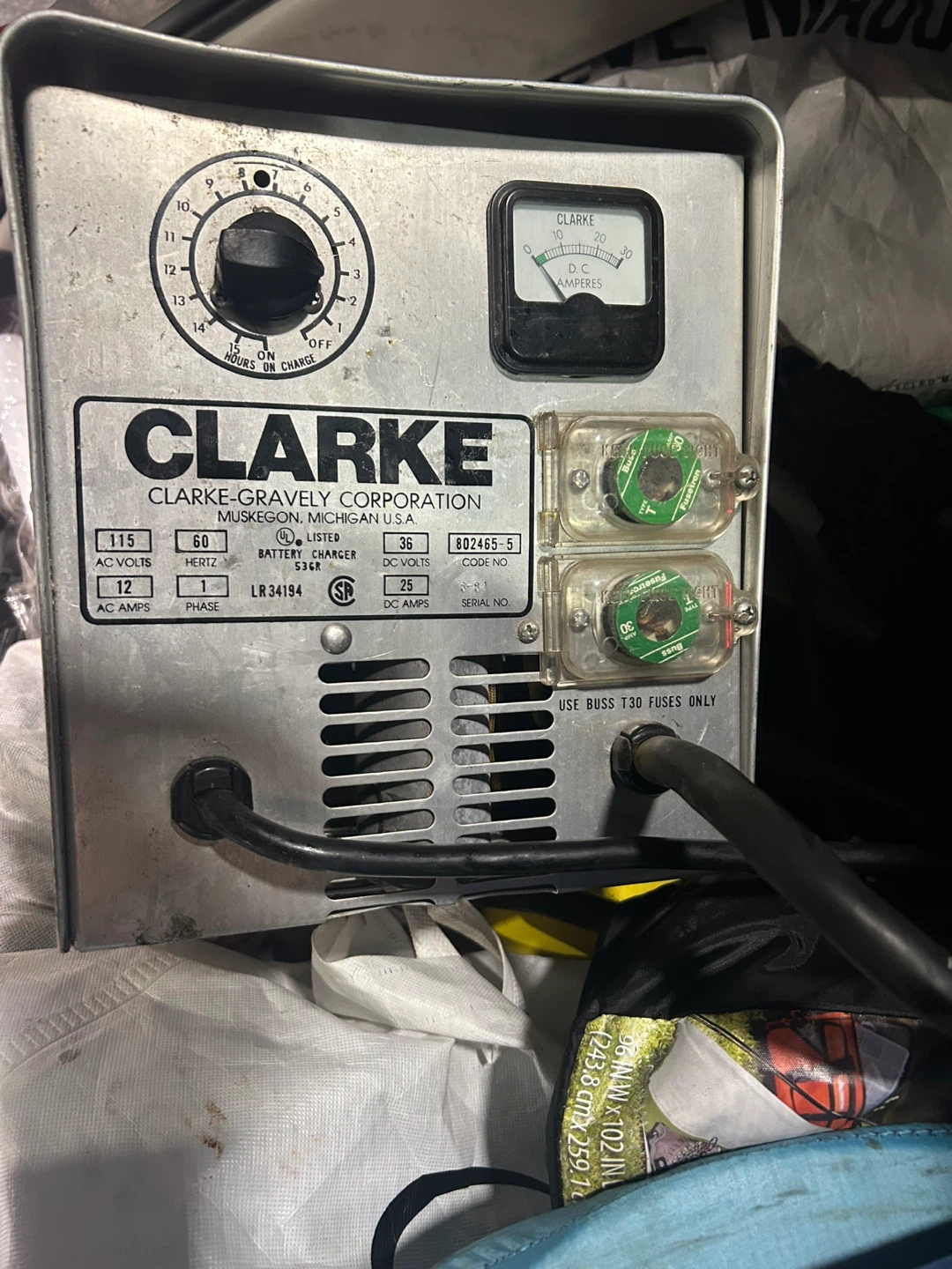 Clarke Battery Charger
