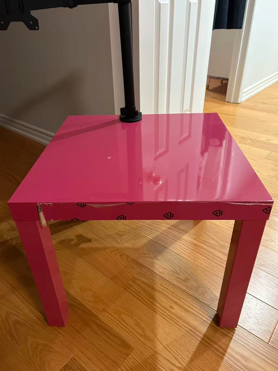 IKEA Pink Wooden Mini Table