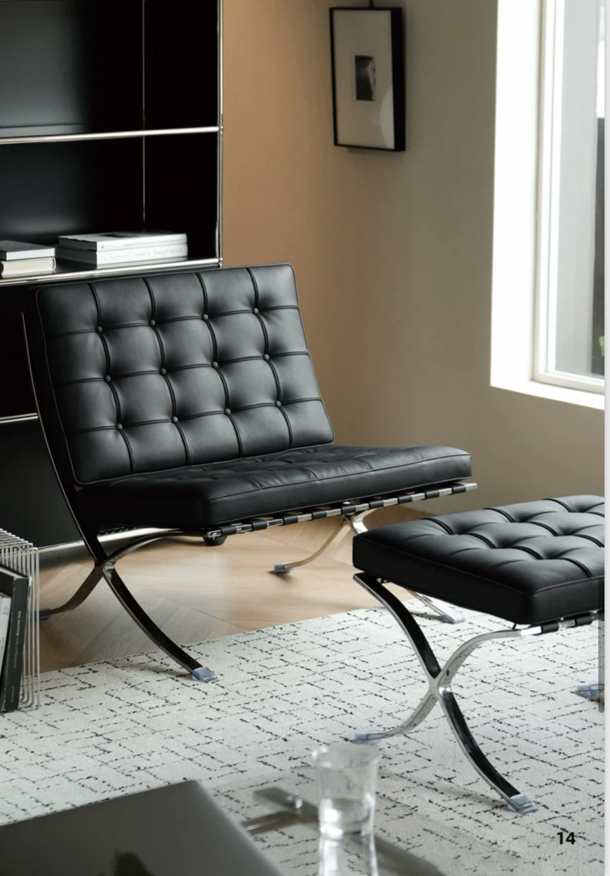 Barcelona Chair and Ottoman