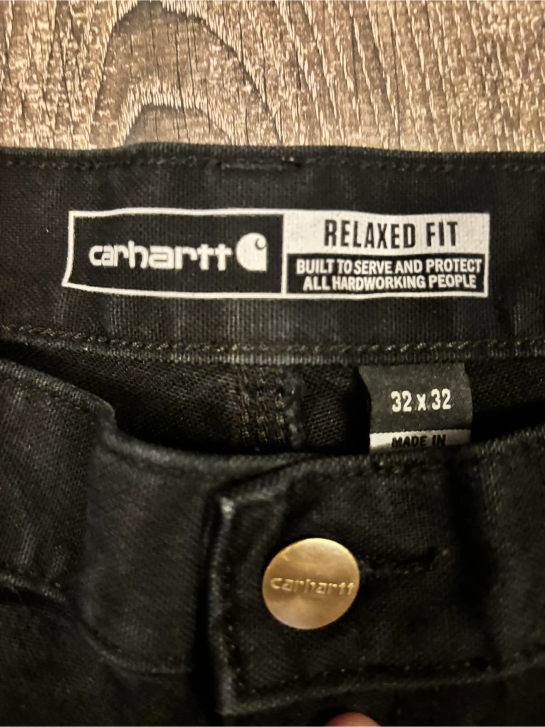 Carhartt Relaxed Fit Pants - Black 32x32 - photo 4