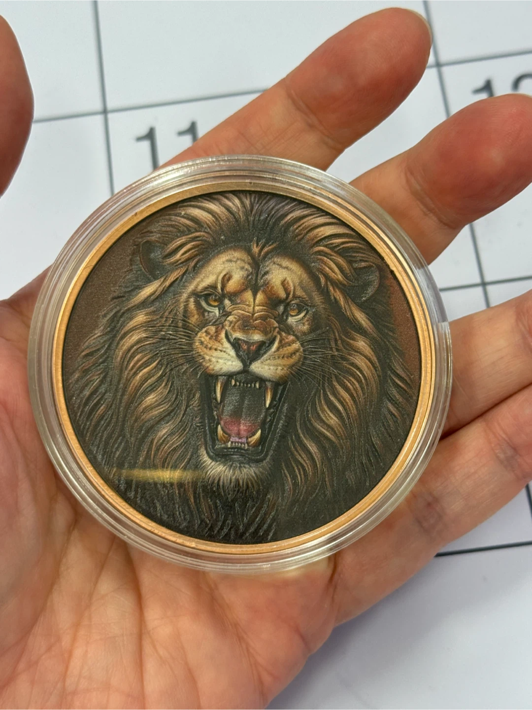 5 oz Lion .999 Fine Copper Round - photo 3