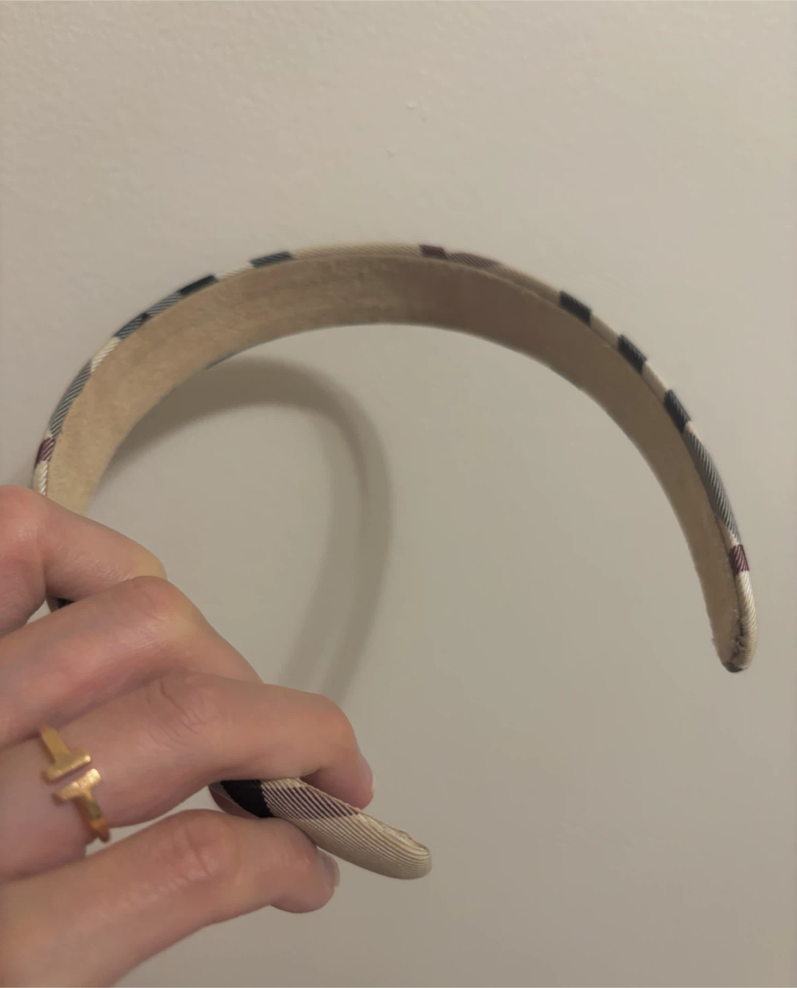 Check pattern headband - photo 2