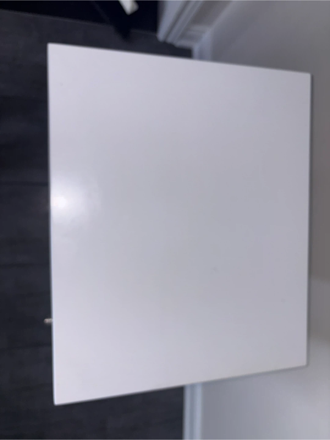 White mirrored accent cabinet (solid heavy Wood) - photo 3