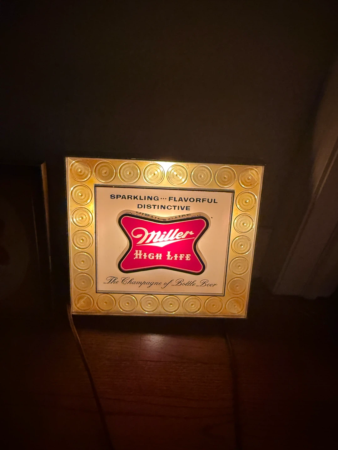 Miller High Life "The Champagne of Bottle Beer" Lighted Sign - photo 2
