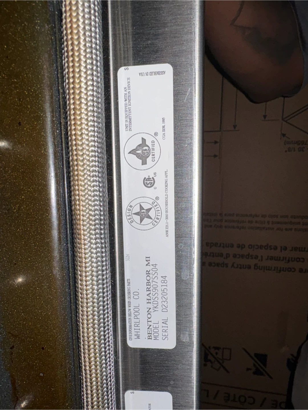 Kitchen aid  dual fuel Gas Range - photo 3