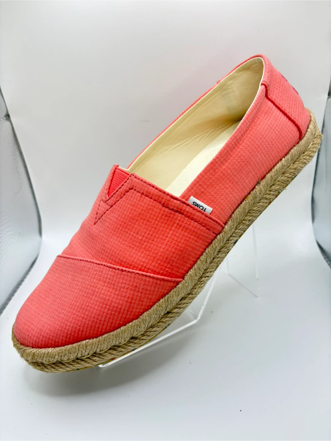 7.5 - TOMS Slip-On Shoes - Coral - photo 2