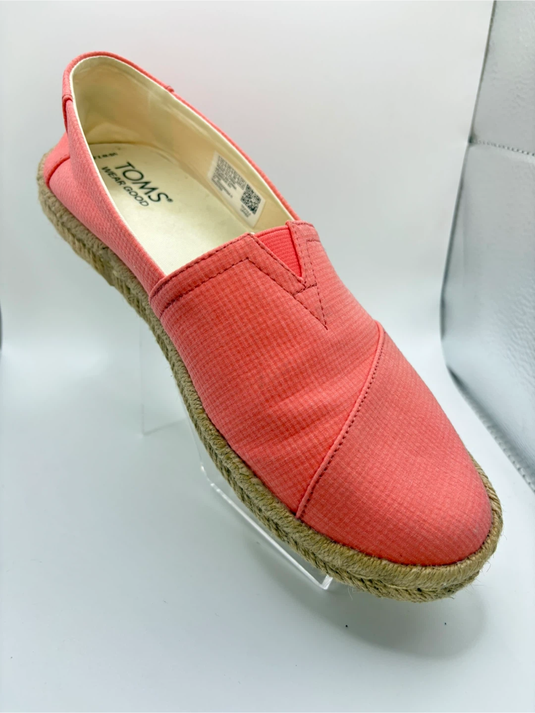 7.5 - TOMS Slip-On Shoes - Coral - photo 3