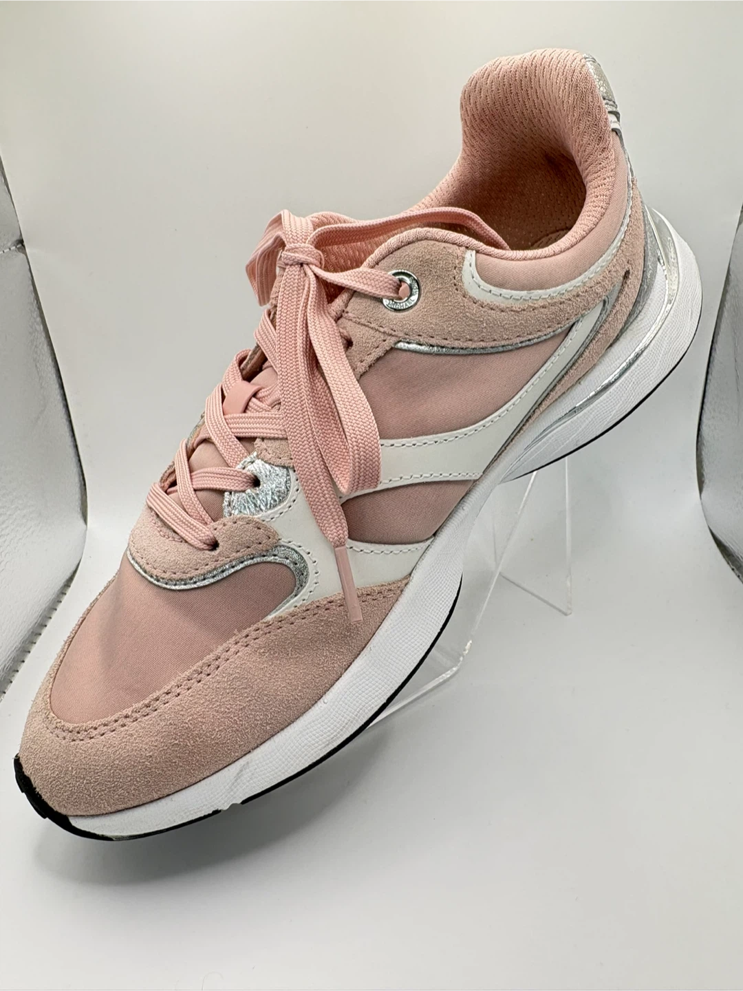 7 - Michael Kors Pink/Metallic silver  Trainers - photo 5
