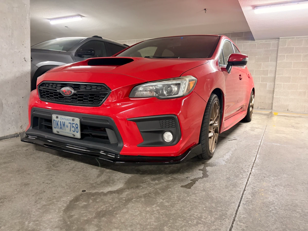 Black Gloss Front Lip for Subaru WRX - photo 2