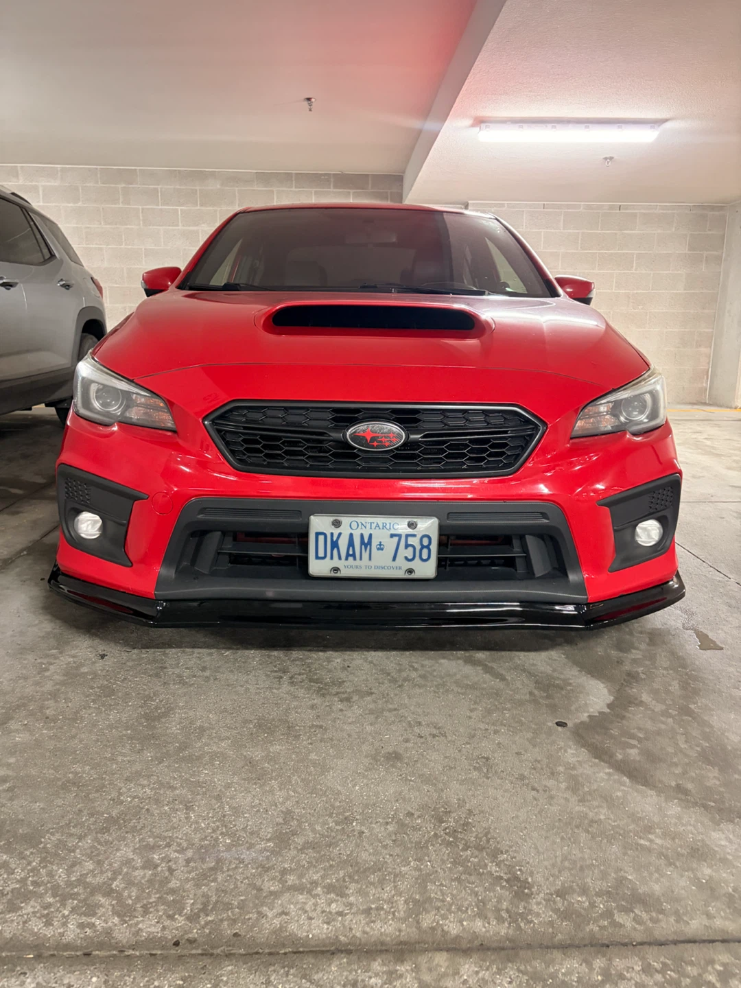 Black Gloss Front Lip for Subaru WRX - photo 3