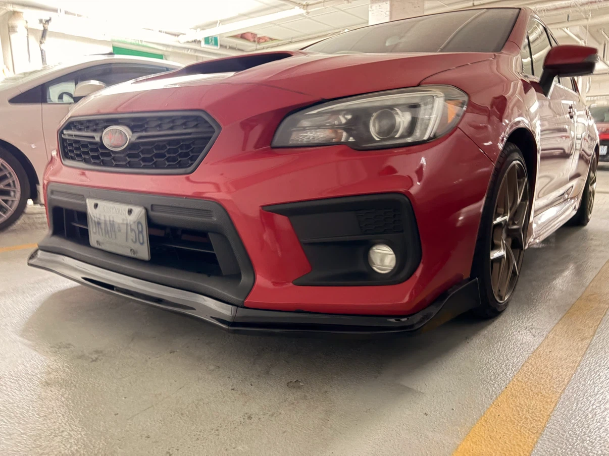 Black Gloss Front Lip for Subaru WRX - photo 5