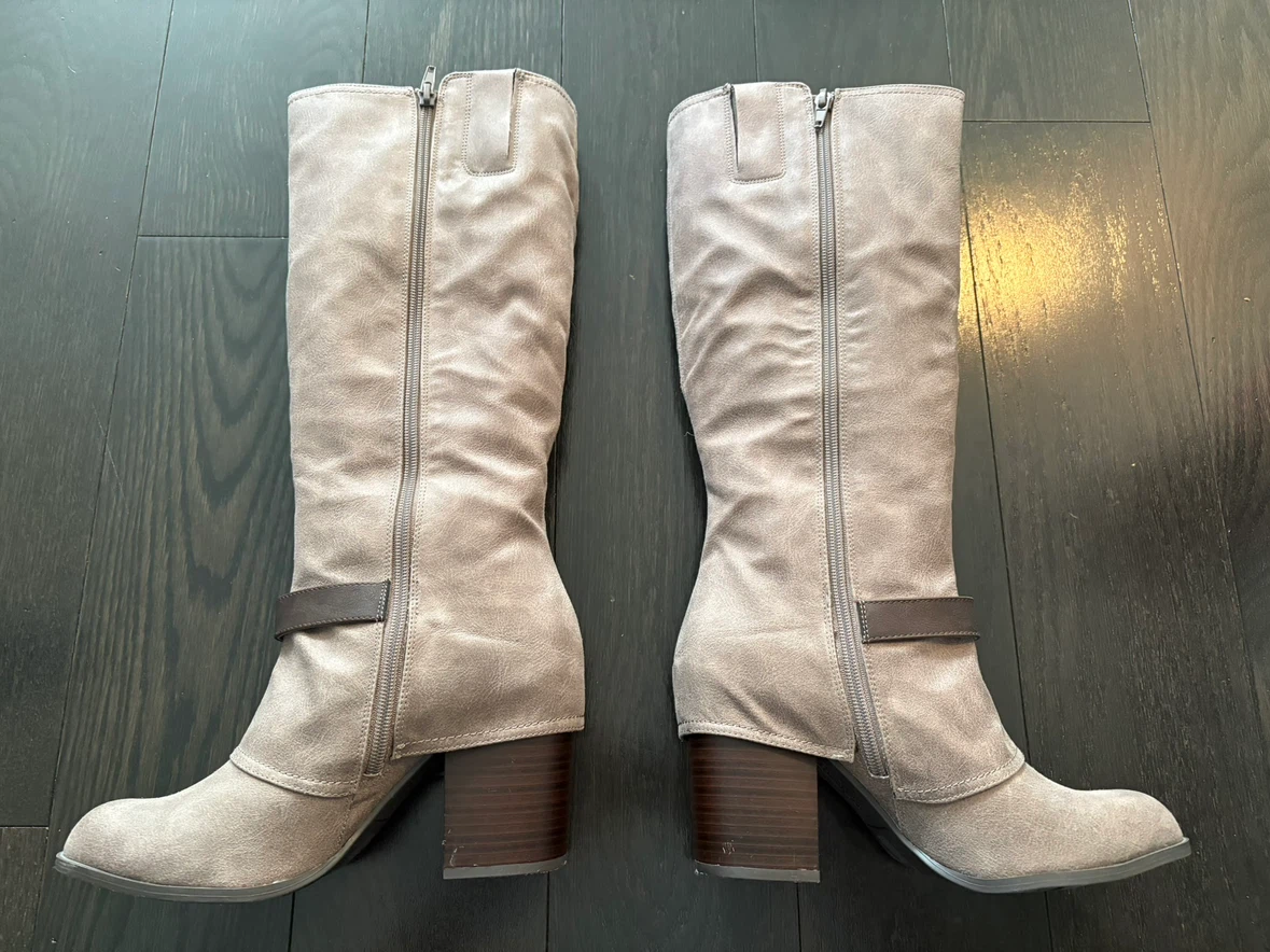 7.6 - Fergalicious Connor Knee High Wide Calf Boots - photo 2