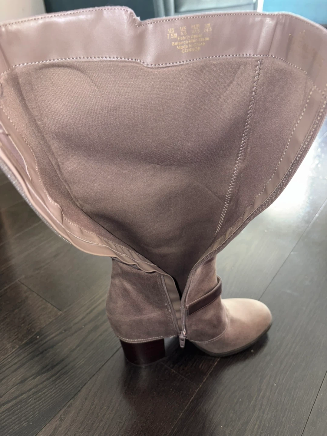7.6 - Fergalicious Connor Knee High Wide Calf Boots - photo 4