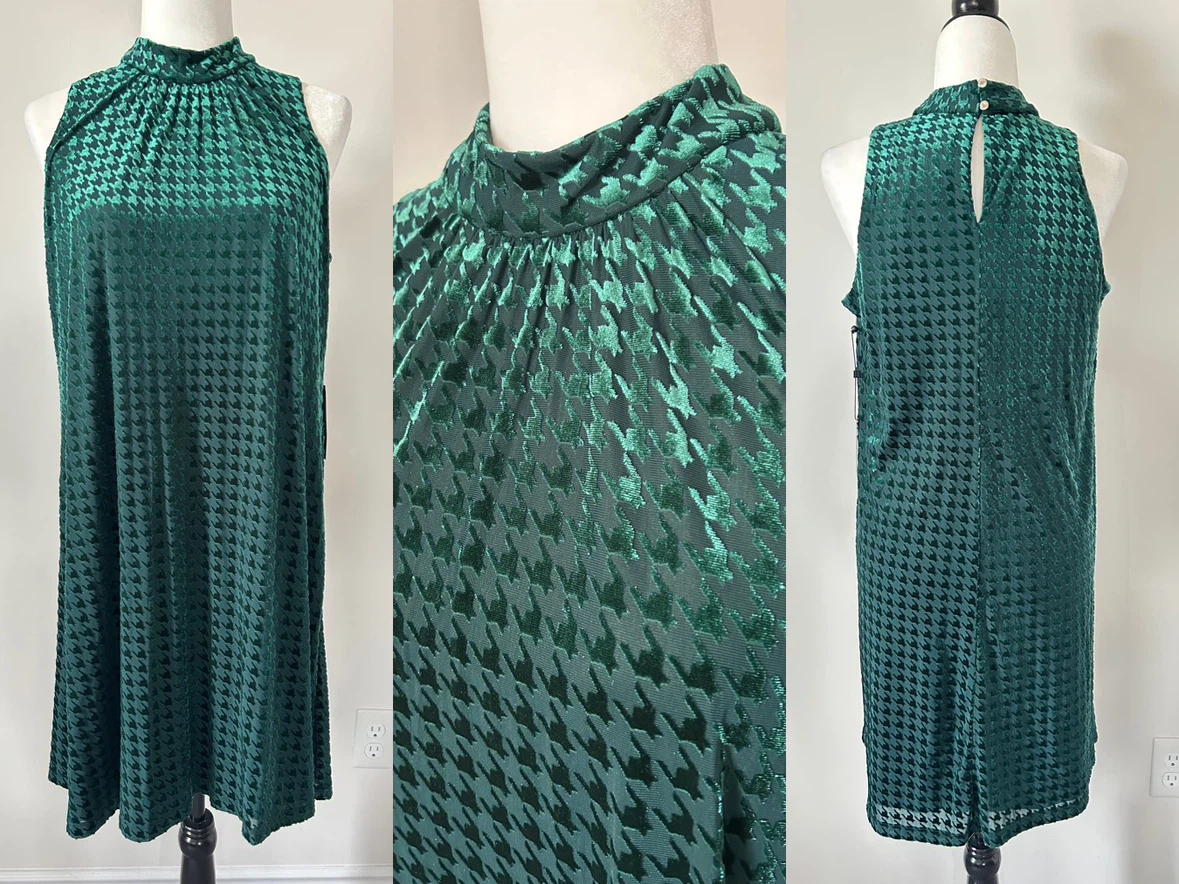 Tommy Hilfiger Green Sleeveless Dress Size 8