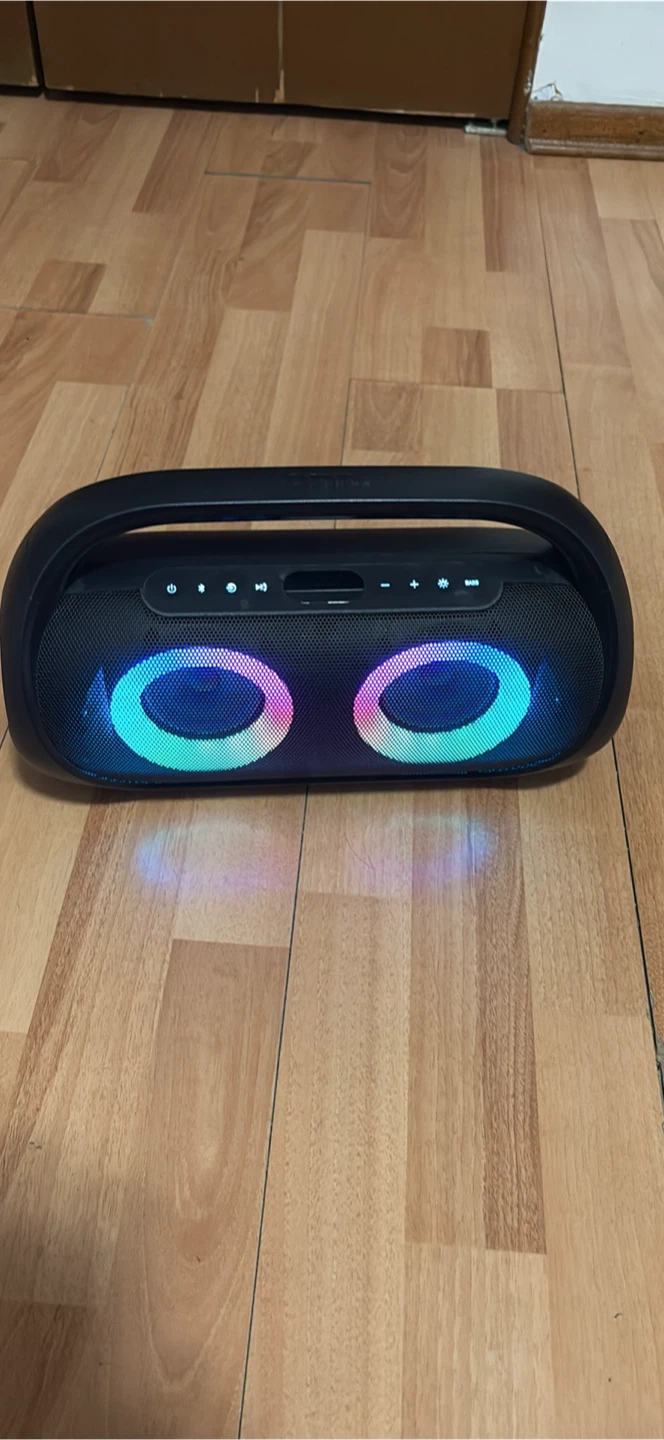 ONN Portable Bluetooth Speaker with Lights