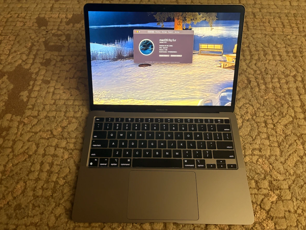 2020 Mac book air M1