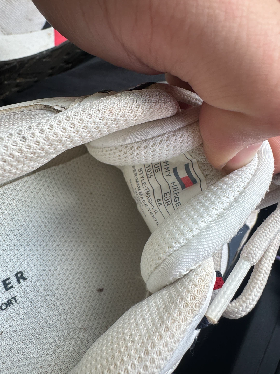 Tommy Hilfiger Men's White Sneakers Size 10.5 - photo 4