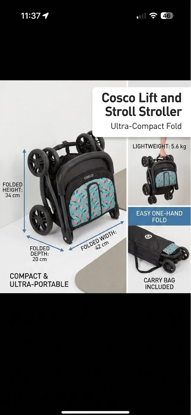 Cosco Lift and Stroll Stroller - photo 5