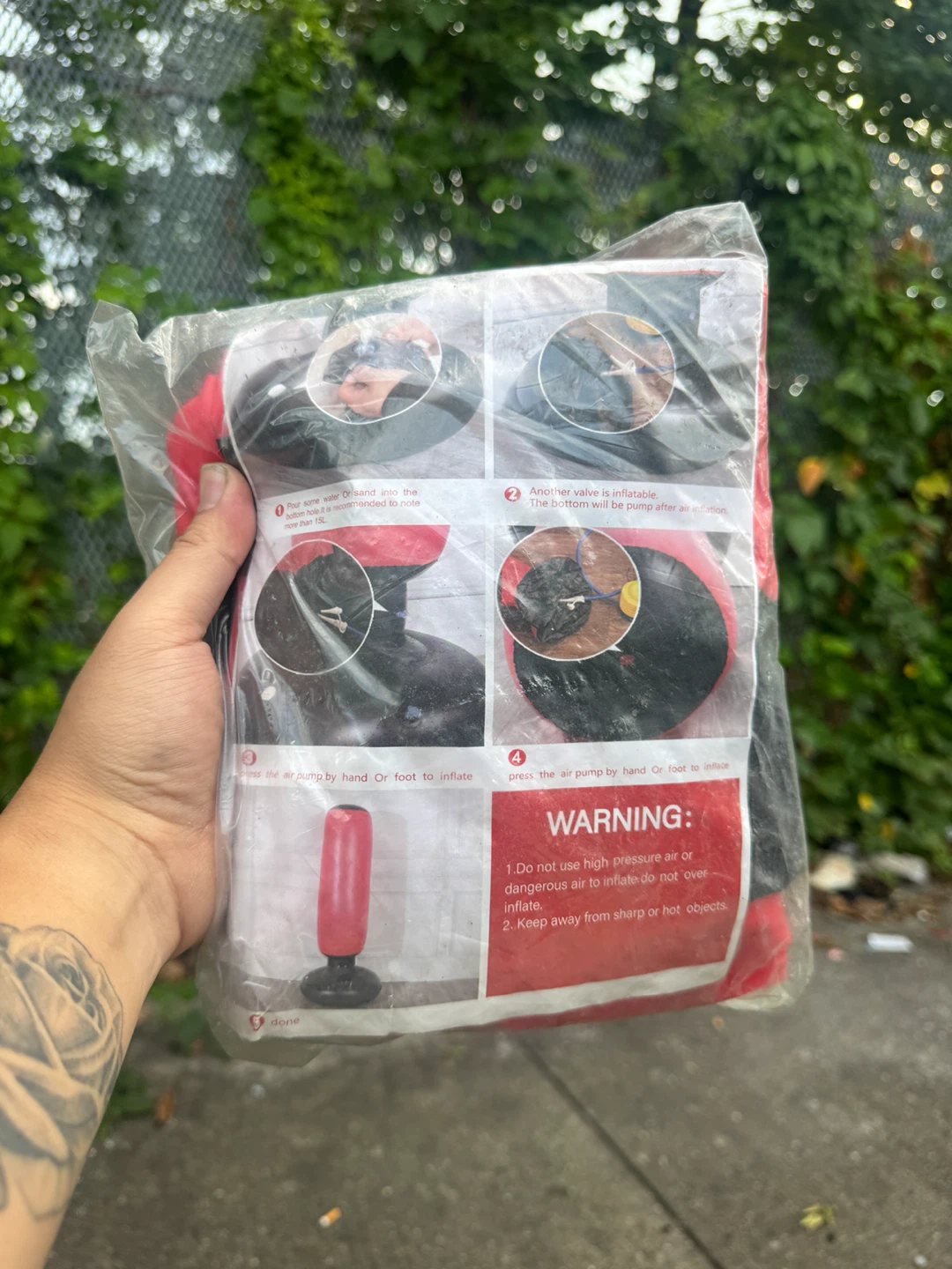 Inflatable Punching Bag