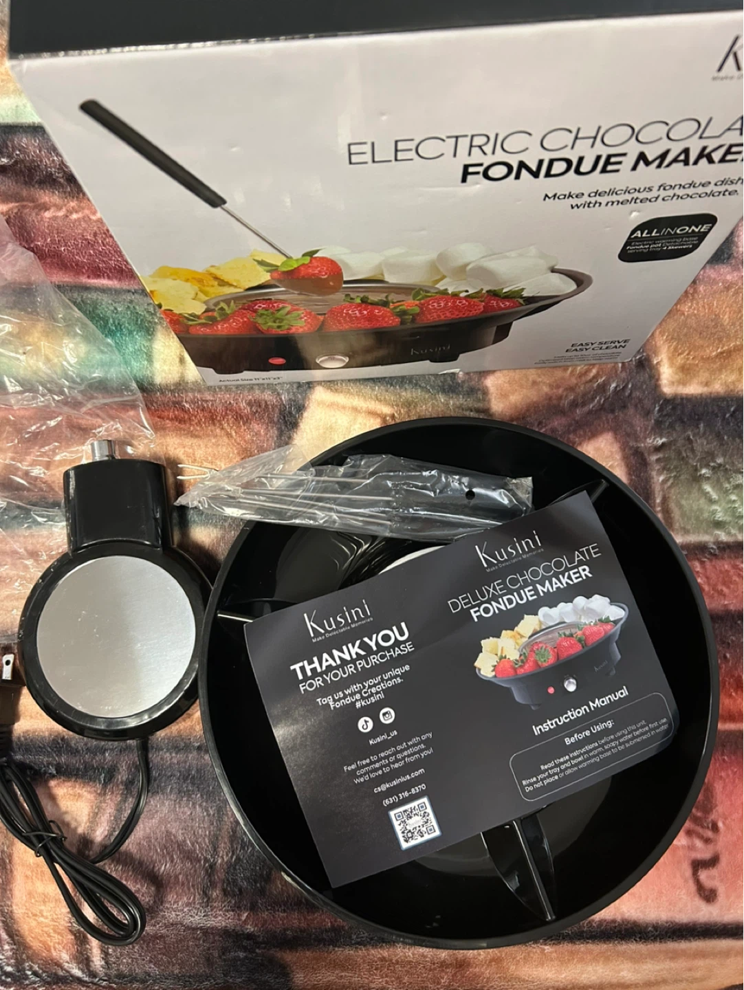 Kusini Electric Chocolate Fondue Maker - photo 3