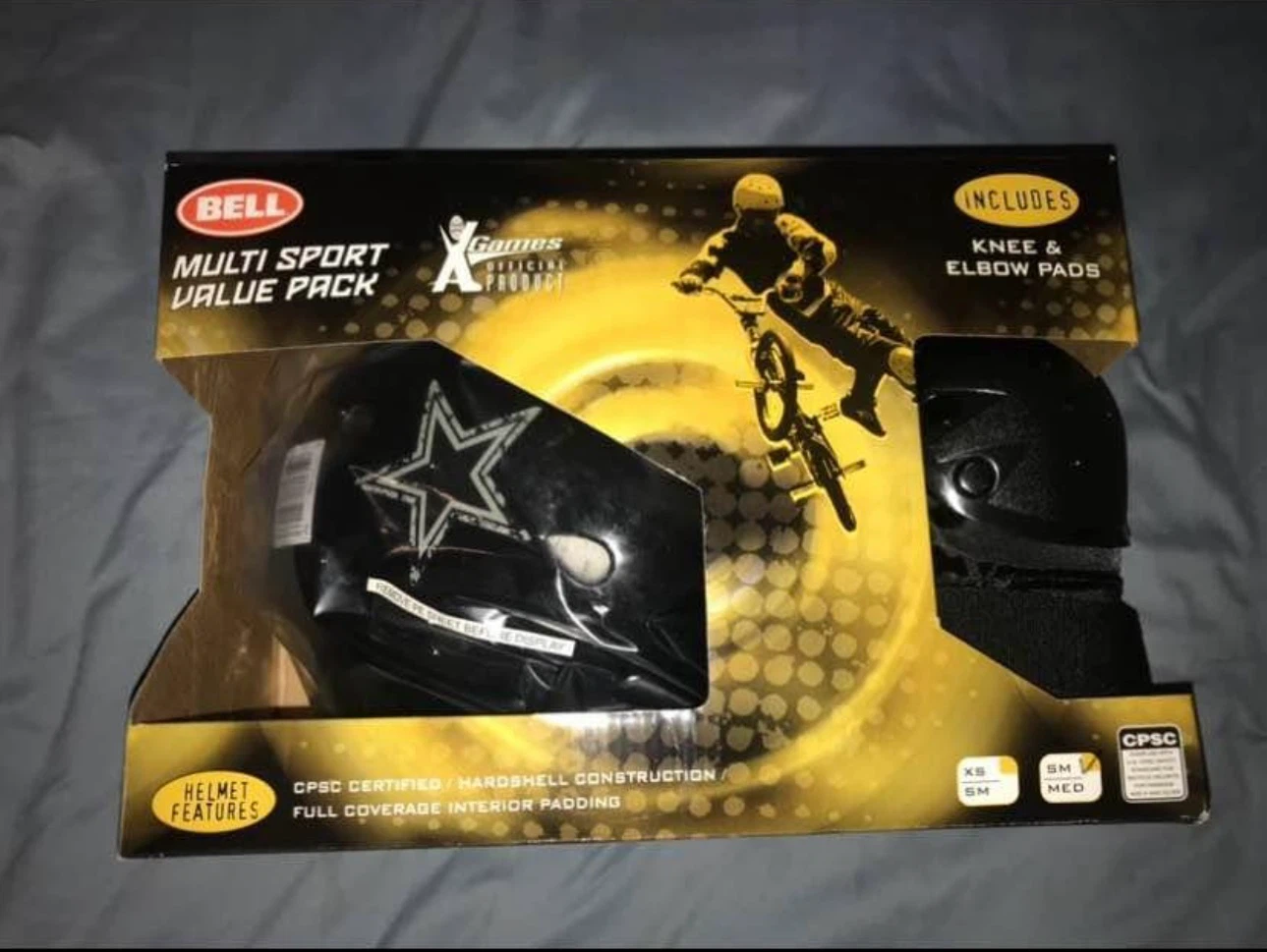 Bell X Games Multi Sport Value Pack Helmet and Pads - SM/MED