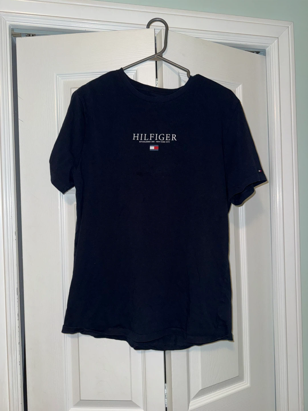 Tommy Hilfiger Black And Navy Blue T-Shirts