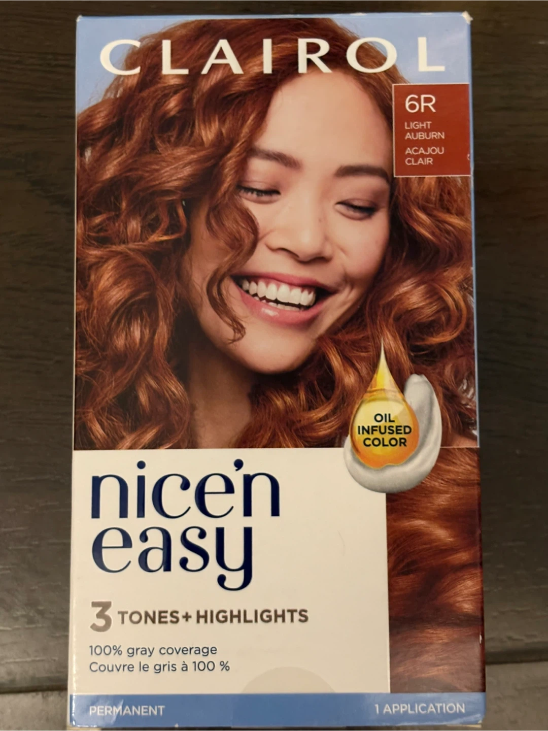 Clairol Nice'n Easy 6R Light Auburn Hair Colour
