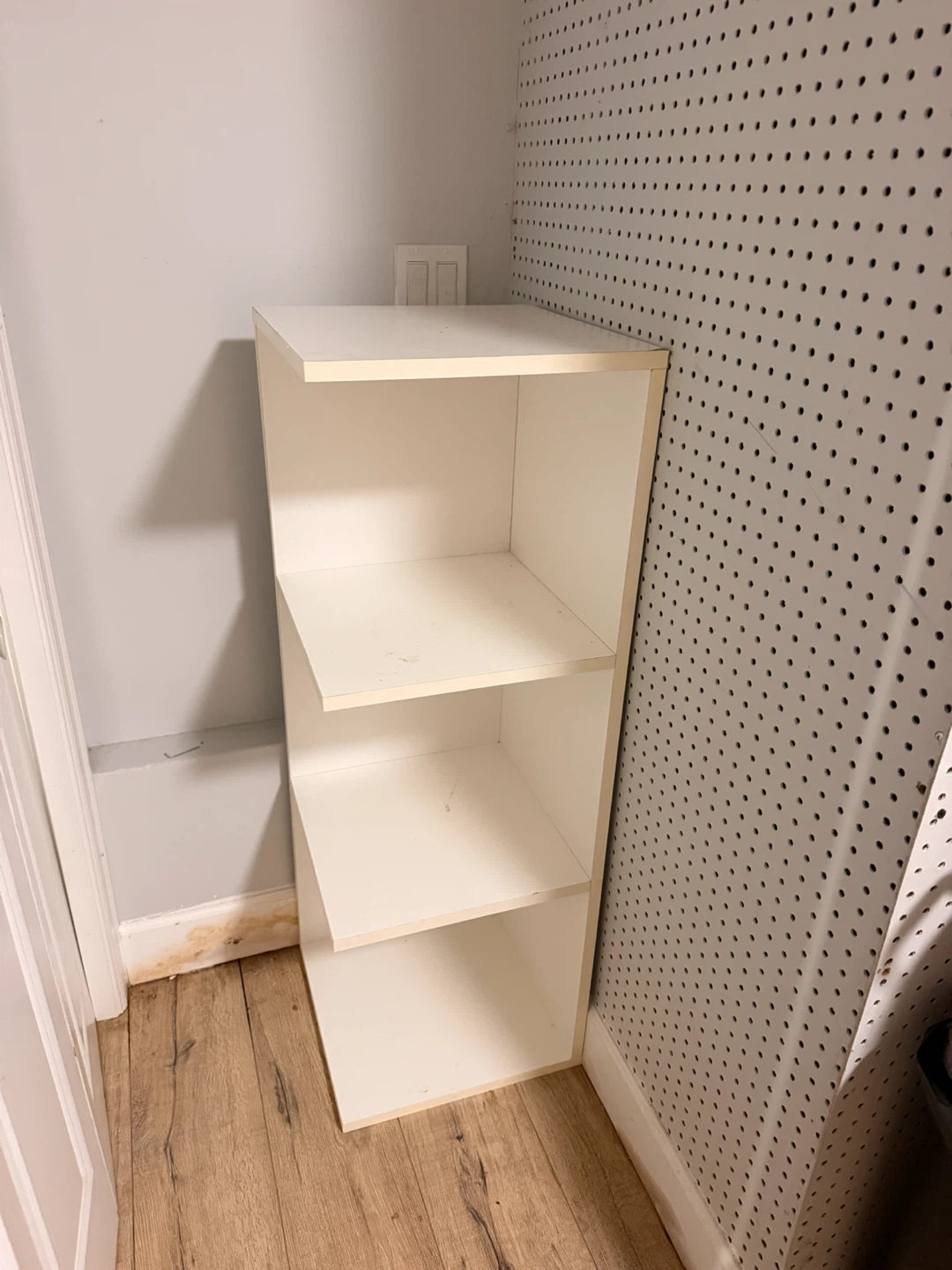 Three-tier white storage shelf and shoe rack - photo 2