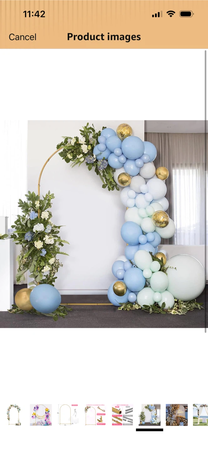 New-Gold Metal Arch for Events - photo 4
