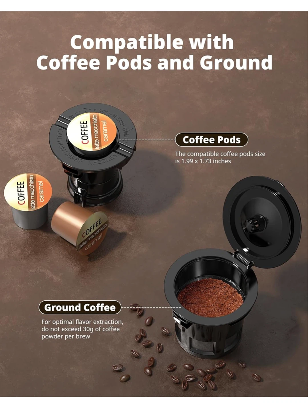 AIRMSEN All-in-One Coffee Maker - Grind and Brew - photo 3