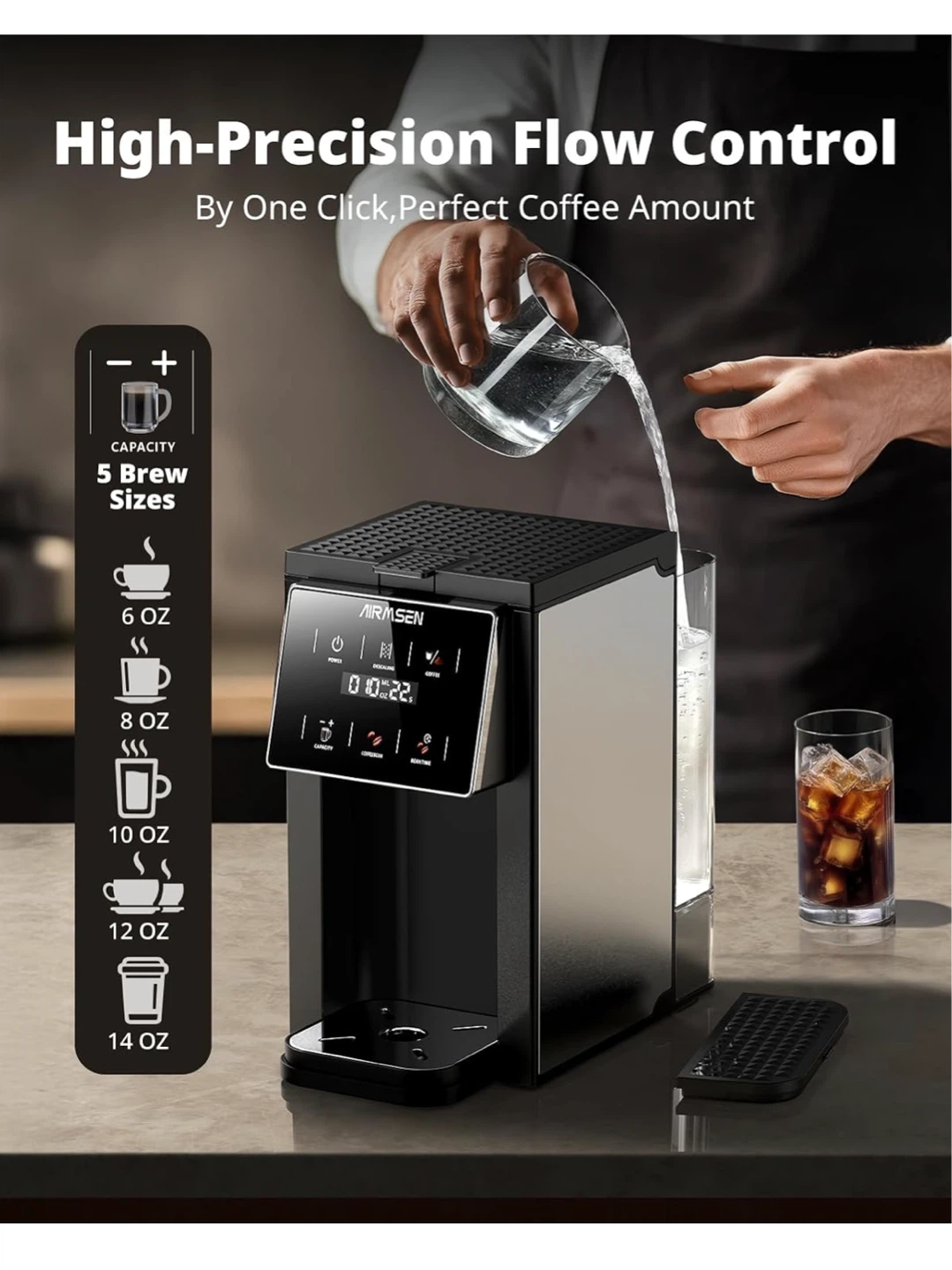 AIRMSEN All-in-One Coffee Maker - Grind and Brew - photo 4
