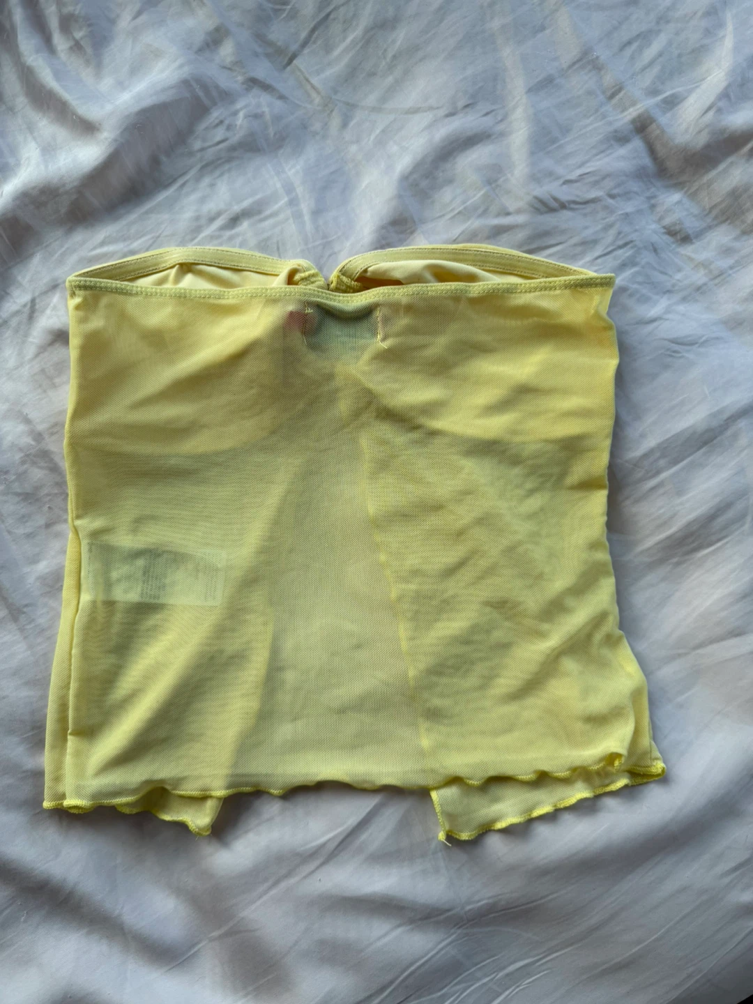 edikted cyrene yellow mesh top - photo 4
