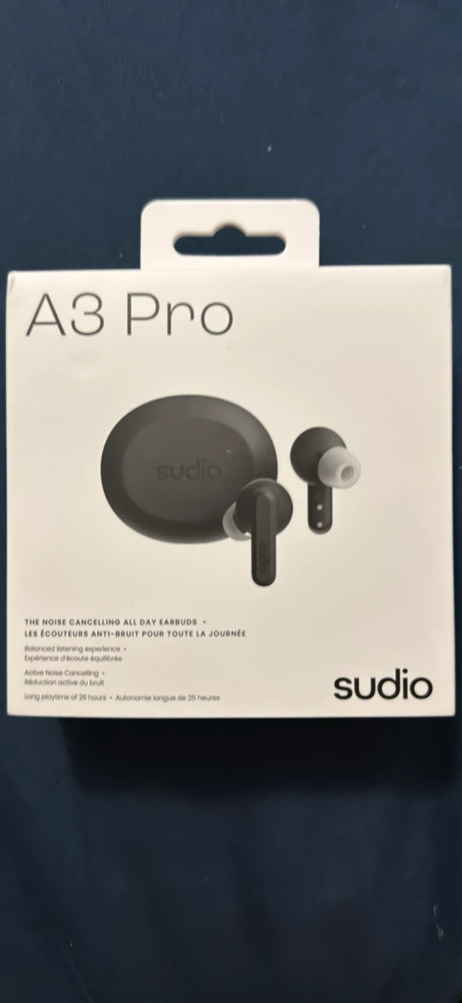 Sudio A3 Pro Earbuds and JLab Go Party Speaker