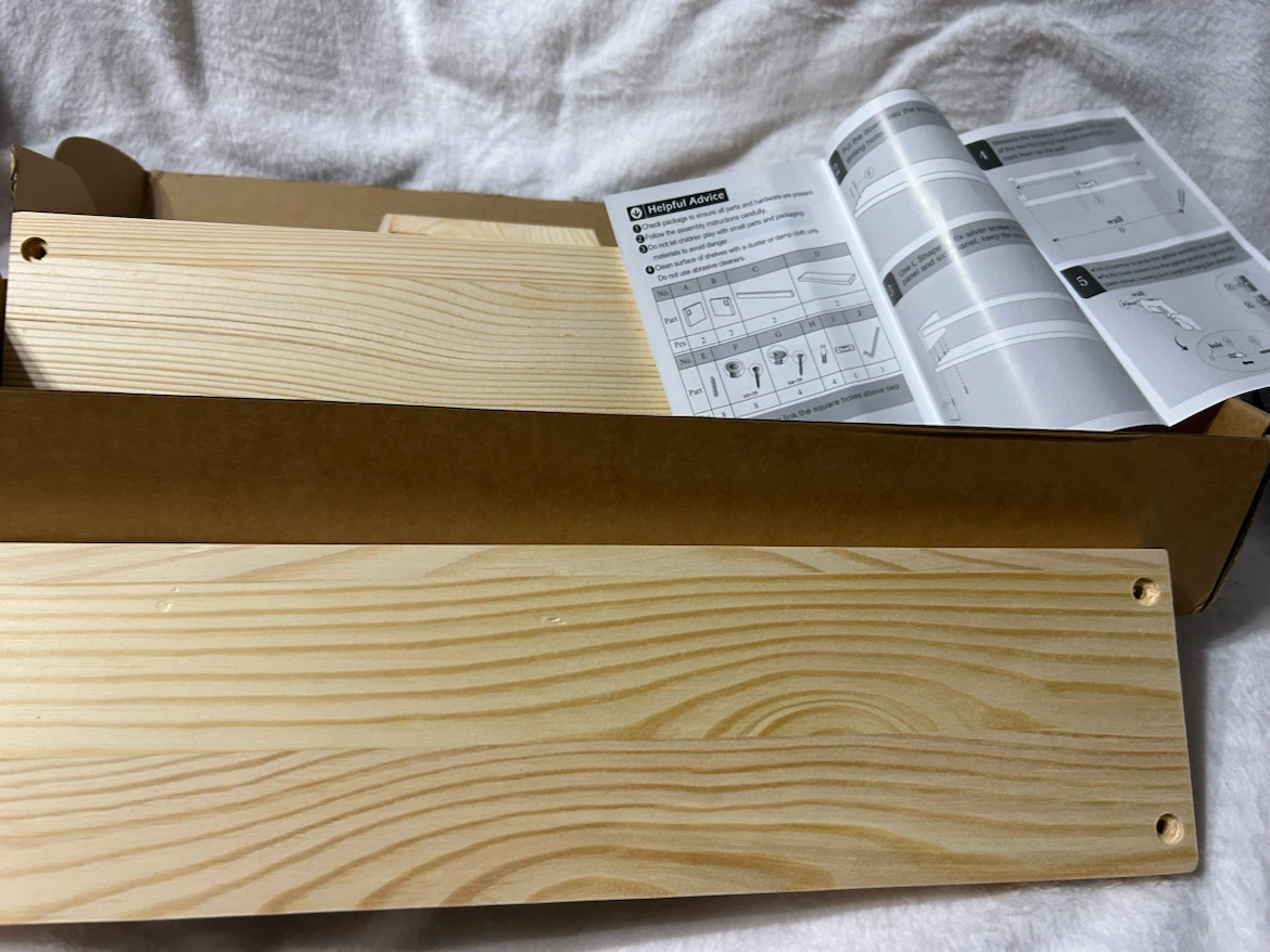 New-Wooden Wall Shelf Kit! - photo 3