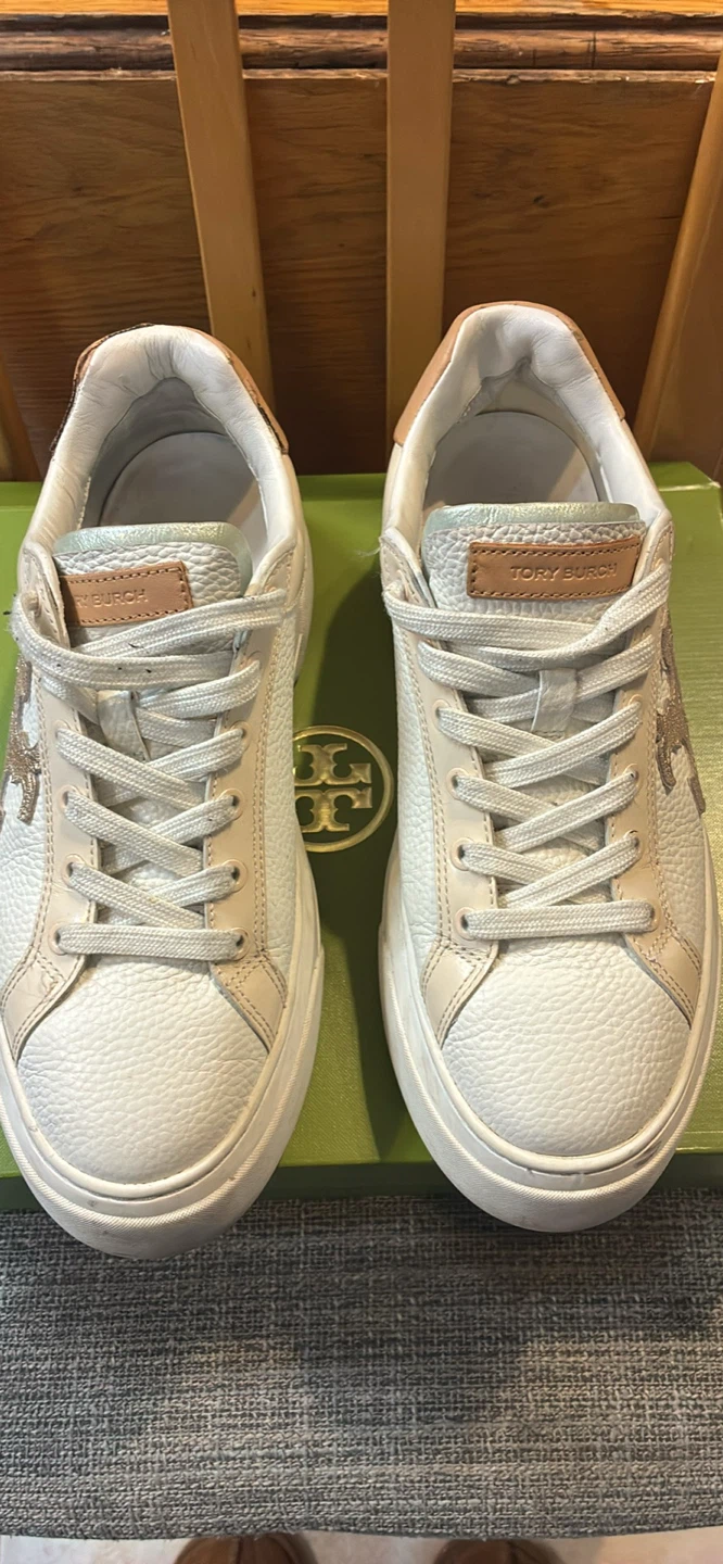 Tory Burch Sneakers - White Leather
