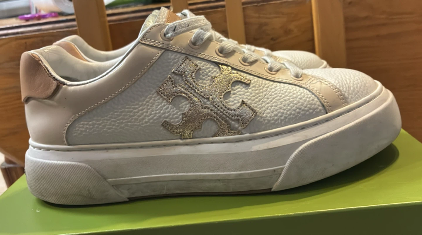 Tory Burch Sneakers - White Leather - photo 3
