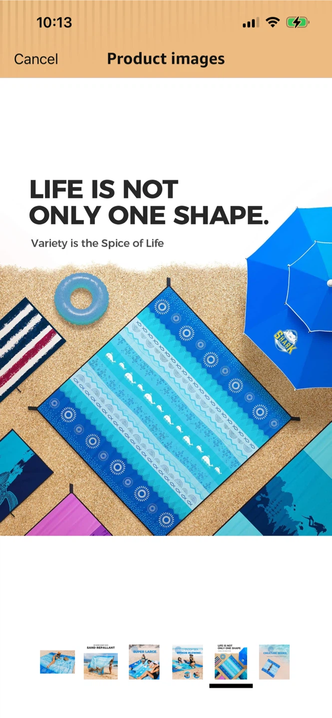 New-OCOOOPA Beach Blanket - Super Large