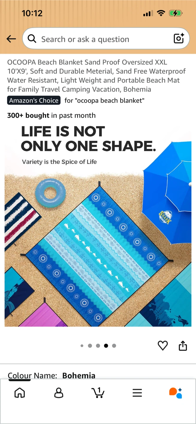 New-OCOOOPA Beach Blanket - Super Large - photo 5