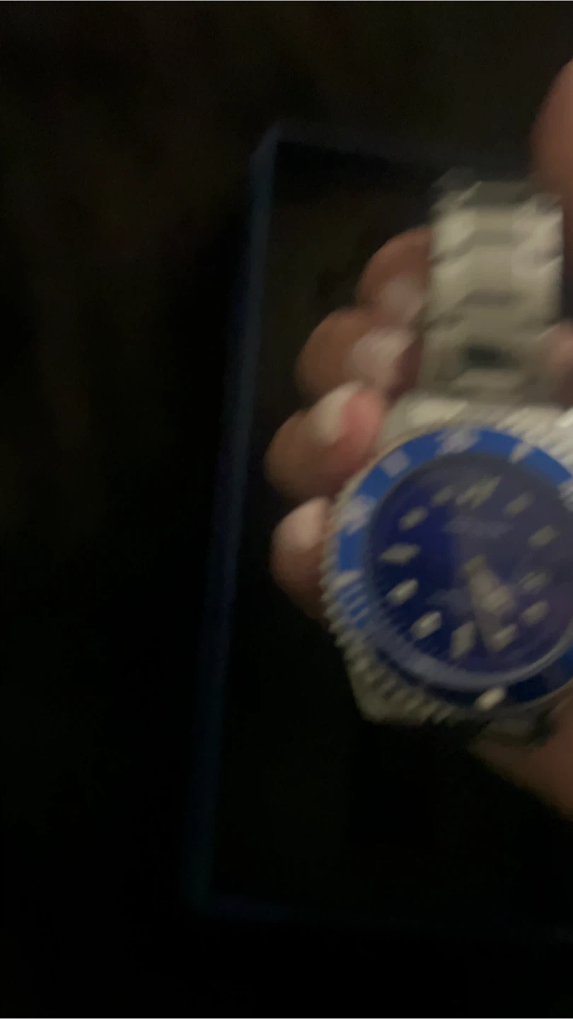Kimsoun Blue Dial Stainless Steel Watch - photo 5