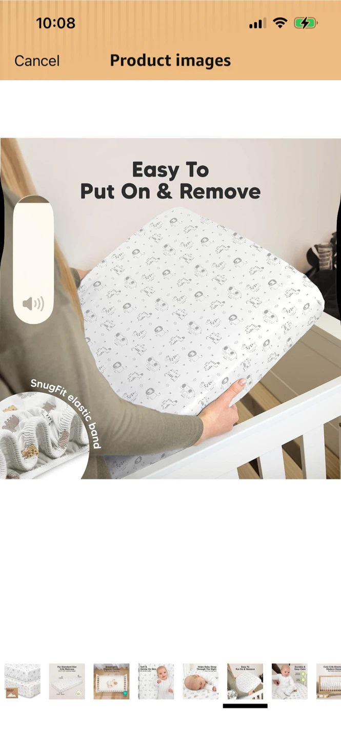 New-KeaBabies Soothe Fitted Crib Sheets - photo 4