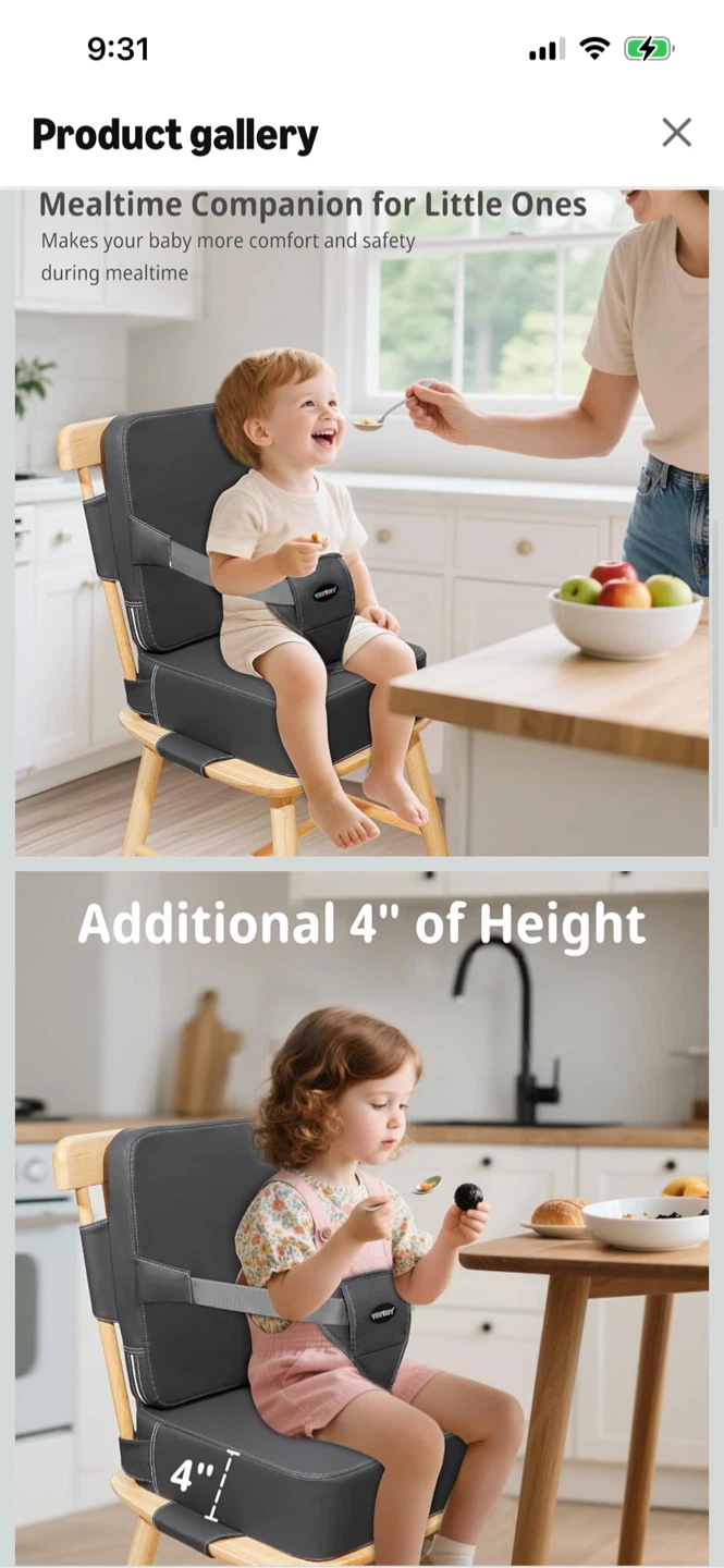 New-YONTINY Booster Seat for Little Ones - photo 3