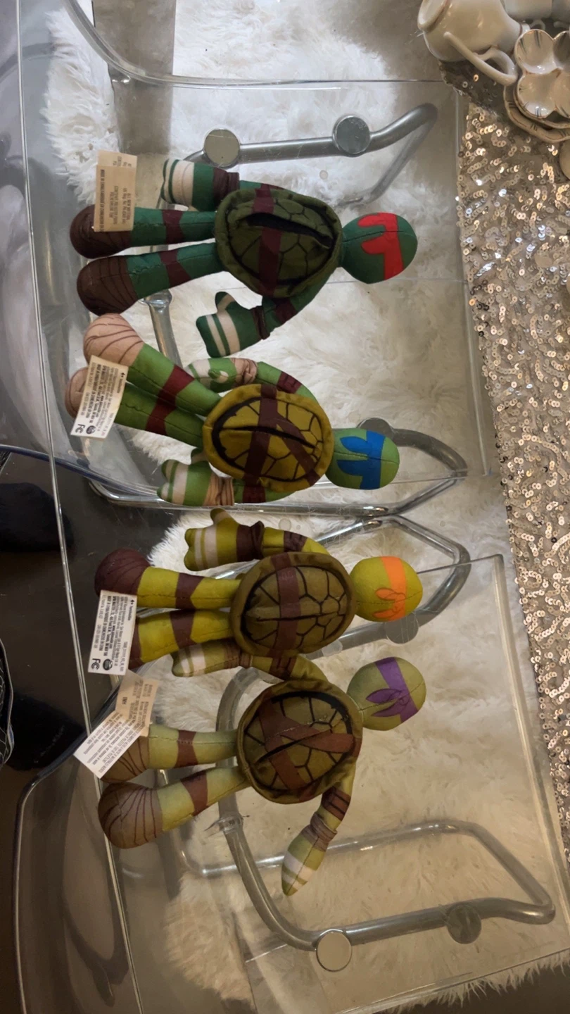 Teenage Mutant Ninja Turtles Plush Toys - Set of 4 rare 2012 - photo 3