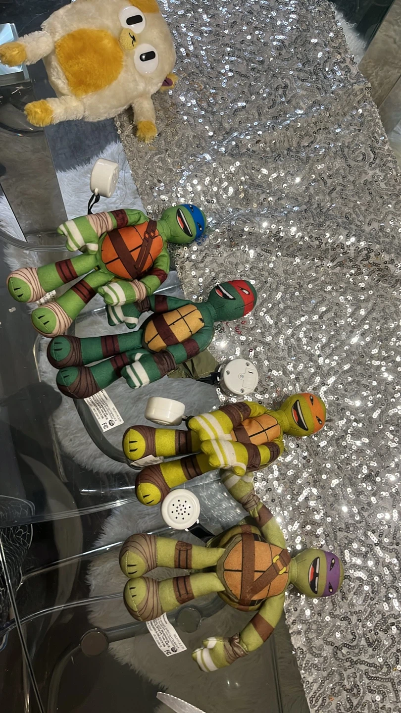 Teenage Mutant Ninja Turtles Plush Toys - Set of 4 rare 2012 - photo 4